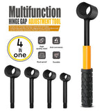 4-in-1 Hinge Gap Adjustment Wrench Set with Interchangeable Socket Heads for Fixing Door Sag, V1341-ZY-5WS2DM6G-SOCKETSRED