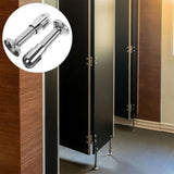 4Pcs Stainless Steel Toilet Partition Support Feet for Public Restroom Hardware Durable Precision V1369-AZ3-W-17100