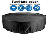 Dust Cover - Round Patio Table, Waterproof Cover - Anti-Fading Furniture Cover - V1188-ZXY-10661