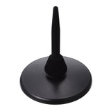 Stable Black Flute Stand Bracket with Round Bottom Design for Safe Flute Clarinet Placement V1369-AZ3-W-14242