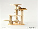 Classic SolidWood Cat Tree V1408-CR-54-BE