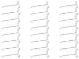 30pcs Supermarket Hook Iron Grid Shelf Hook Jewelry Display Shelf Hook 3.5mm Thickness15cm / 5.9in V1294-YM0721-3117210001012