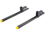 Pallet Forks, 907kg Capacity Clamp on Pallet Forks, 1090mm Tractor Bucket Forks, Heavy Duty Front V952-HCF43INCH20005JCOV0