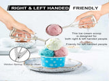 Ice Cream Scoops Set 3 PCS Scoops for Baking, Fits Right & Left Handed, Stainless Steel V1259-DP01-A-3259