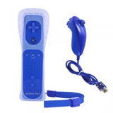 Wii Controller,Wii Remote Controller and Nunchuck Joystick ,Silicone Case and Wrist Strap for V1366-AZ2-W-11299