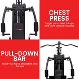 Powertrain JX-89 Multi Station Home Gym 68kg Weight Cable Machine HGM-89F-JX