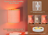 Battery Operated Wall Lights, 2 Pack Boho Decor with Remote Control, RGB Color Rustic Wall Sconces, V1171-CB-WL-MAGNET-RGB-BO-2