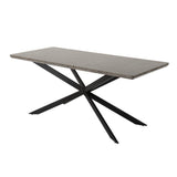 Dining Delight Rectangular Table and Navy Velvet Chairs Dining Set V264-DNT-411C-DGR-DNC-414V-BLU-6