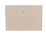 For Tuya Zigbee Light Switch 3Gang EU Remote Control Touch Switch 100240V 50HZ/60HZ V1294-YM0901-3113210139113