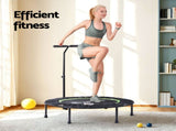 Everfit 40inch Fitness Foldable Trampoline Jumping Rebounder Home Gym Handrail TRAMPO-D-FOLD40-R-GN