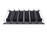 Self Pushing Drink Holder 6 Rows Adjustable Width Spring Loaded Easy Slide Large Capacity 15in V1294-YM0901-3118230216511