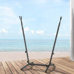 Gardeon Hammock Chair Stand Metal Frame Black HM-CHAIR-STAND-H