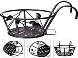 Iron Wire Hanging Flower Pot Holder Brackets Display Shelf Garden Plant Flower Holder V1294-YM0718-10096275