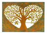 Laser cut Heart 2 Piece Tree of Life Wall Art 94x90cm V637-71297HRT