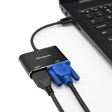 Simplecom DA316A USB to HDMI + VGA Video Card Adapter with 3.5mm Audio V28-DA316A