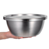 1 Set Stainless Steel Mixing Bowl for Food Storage with Lid for Home Cooking V1370-AZ4-15331
