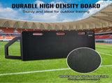 Soccerer Board, 115x45 cm Portable Soccer Wall with 2 Angles, Foldable HDPE Kickback V952-ZQHDBHDPE451MXKRDV0