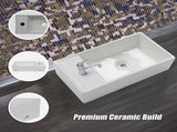 Small Compact Bathroom Cloakroom Hand Wash Basin Sink Ceramic Wall Hung V63-952321