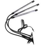 30W USB 3Tube Flexible LED Plant Grow Light Full Spectrum Grow Lamp with Clip for Indoor Plants V1294-YM0901-3119200076711