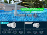 Upgrade Pool Fountain - Dual Spray Water Fountains for Above Ground/Inground Pools, 2-in-1 V1107-125-05519