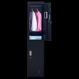 2-Door Vertical Locker for Office Gym Shed School Home Storage V63-832451