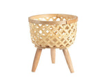 Plant Stand Basket Handwoven Basket Flower Plant Holder Rattan Plant Stand V1294-YM0716-220705JL01