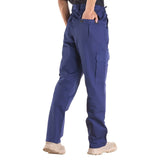 FR Pants for Men, 100% Cotton, Flame-Resistant Cargo Pants with Multi-Pockets and Elastic Waist, V952-HJZRKZCMSLSX5R8OA001V0