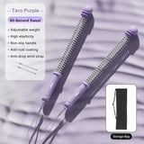 No Cable Training Battle Rope, 3.09 Lbs A Pair, 16.93in Purple, Cordless Spring Workout Rope For V1221-XM-LB2704-GM107