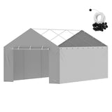 Carport Replacement Canopy Cover Side Wall 6 x 3.6 m, Garage Tent Shelter Tarp Heavy-Duty Waterproof V952-CKPB12X20FTHJ9ULEV0