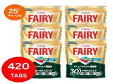 Fairy Platinum Plus x 420 Herbal Breeze Dishwasher Tablets FAIRY-8078730X6