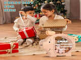 Wooden Piggy Bank for Kids Cute Money Bank for Boys and Girls Clear Wood Money Box Personalized V1192-AZ-W-2619