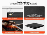 Welding Blanket, 1829mm x 2438mm Silicone Coated Fiberglass Welding Blanket, 1800&degF Heat Resistant V952-GJTCBLXWHTTCEJ8VR001V0