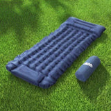 Weisshorn Self Inflating Mattress Camping Sleeping Mat Air Bed Single Pillow Bag CAMP-C-MAT-INF-BEE-S-BL
