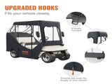 Golf Cart Enclosure, Polyester Driving Enclosure, Club Car Covers Suitable for 2-Seater Golf Carts, V952-KSHGEFCZGMDJ7155KV0