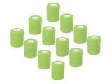 12Pcs Bandage Wrap Natural Latex Elastic Self Adhesive Wrap for Cows Dogs Horses 10cm Green V1294-YM0523-3111220104719