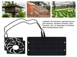 12V Solar Exhaust Fan Solar Ventilator Fan Solar Panel Powered Fan Solar Fan for Attic Dog Chicken H V1369-AZ3-W-08423