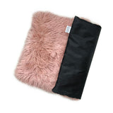 Pink Plush Pet Mat for Dogs and Cats - 70x100cm, Anti-Slip, Warm and Cozy for Autumn and Winter V888-ELOSUNG23576