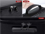 Document Organizer Storage Bag with Combination Lock Travel Folder Documents Passport Holder V1189-WXF-260203-00403