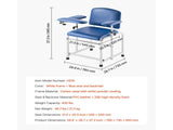Phlebotomy Chair, Blood Draw Chair with Adjustable Armrests and Flip Arm, 181KG/400LBS Loading Blood V952-CXYCXYZYFSFZW8C5Q001V0