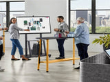 32-80 Rolling TV Stand with 2-Tier Shelf Adjustable Mount V178-66763
