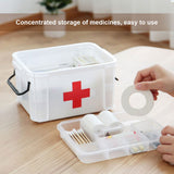 Transparent First Aid Box Portable Medicines Storage Box Safety Emergency Kits V1294-YM0718-10099156