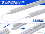 UV LED Blacklight Bar, 22W 4ft, T5 Integrated Bulb, Black Light Fixture for Blacklight Poster, V1258-DP02-C-852