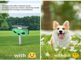 Animal Repellent Outdoor,Ultrasonic Pest Repeller with Motion, Light Sensor and Sound for V1192-AZ-W-10765