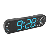 Digital Wall Clock with Remote Control Big LED Screen Display Adjustable 8 Color Lights Digital V1294-YM0901-3115240021211
