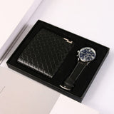 Men's Gift Set with Box, Brown Wallet Watch, Gifts for Men, Valentines Day Gifts for Him, V1366-AZ2-W-12647