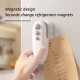 2Pcs White Rechargeable Portable Mini Bag Sealer Household Snack Fresh Keeper V1221-XM-MNFKJ-WHITE