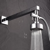 3-way T-connector with shut-off valve for bathroom, 7 x 7 Overall Size, 1 x 3 Overall Size, V1189-LC-LY-00074