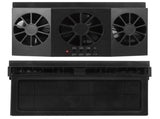 Portable Solar Powered Car Ventilator Automobile Air Vent Ventilation Cooling Fan V1294-YM0901-3113200083311