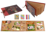 Large Vintage PU Leather Photo Album Photos Pocket Album Family Album Gift V1294-YM0901-181019QM07-1