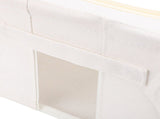 Fabric Bins Multipurpose Large Capacity Foldable Thickened Cotton Linen Steel Frame Clothes V1294-YM0901-3117240240212